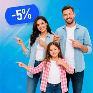 Постоянным клиентам -5%